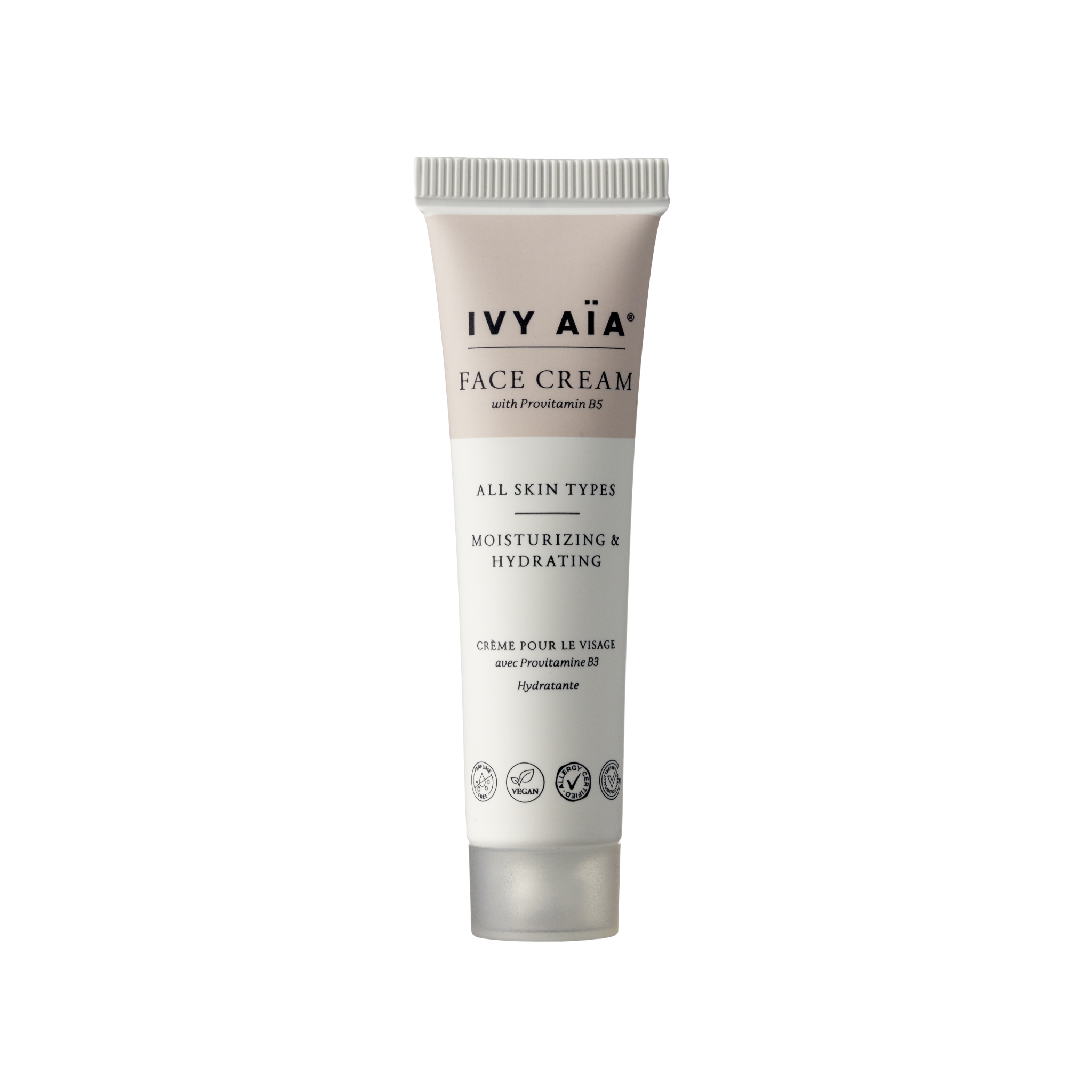 IVY AïA Gesichtscreme mit Provitamin B5, Reisegröße, 15 ml.