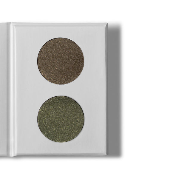 Miild Natural Mineral Eyeshadow Duo - Green Moss