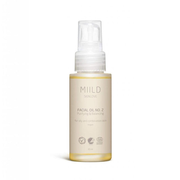 Miild Facial Oil no. 2 Purifying & Balancing, oily and combination skin Ansigtspleje Miild   